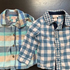 Two Cat & Jack Botton Downs (12m)